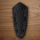 Rough Ryder Fixed Dagger 4.25" Stainless Steel Blade Black G10 Handle.