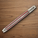 Rough Ryder Long Rifle Large Toothpick Folding Knife Stainless Steel Blades Red Bone Handle.