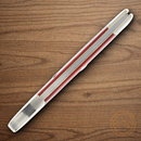 Rough Ryder Long Rifle Large Toothpick Folding Knife Stainless Steel Blades Red Bone Handle.