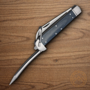 Rough Ryder Marlin Spike Folding Knife Stainless Steel Blade Denim Micarta Handle.