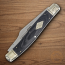 Rough Ryder 30th Anniversary Stockman Pocket Knife Stainless Steel Blades Black Pakkawood Handle.