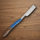 Rough Ryder Pandora Swirl Folding Knife 4.5" Stainless Steel Blades Blue Resin/Wood Handle.