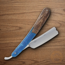 Rough Ryder Pandora Swirl Folding Knife 4.5" Stainless Steel Blades Blue Resin/Wood Handle.