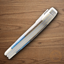 Rough Ryder Pandora Swirl Pocket Knife Stainless Steel Blades Blue Resin/Wood Handle.