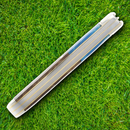 Rough Ryder Pandora Swirl Trapper Pocket Knife Stainless Steel Blades Blue Resin/Wood Handle