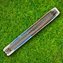 Rough Ryder Pandora Swirl Trapper Pocket Knife Stainless Steel Blades Blue Resin/Wood Handle