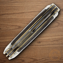 Rough Ryder Tiny Trapper Pocket Knife Stainless Steel Blades Abalone Handle