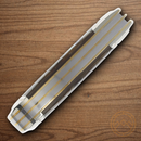 Rough Ryder Tiny Trapper Pocket Knife Stainless Steel Blades Abalone Handle
