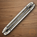 Rough Ryder Mini Canoe Pocket Knife Stainless Steel Blades White Micarta Handle