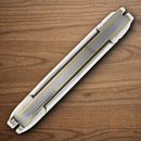 Rough Ryder Mini Canoe Pocket Knife Stainless Steel Blades White Micarta Handle