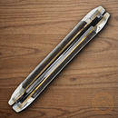 Rough Ryder Mini Canoe Pocket Knife Stainless Steel Blades Abalone Handle