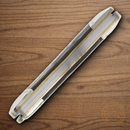 Rough Ryder Mini Canoe Pocket Knife Stainless Steel Blades Abalone Handle