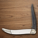 Rough Ryder Tuxedo Small Toothpick Folding Knife 440 Steel Blade White Micarta Handle