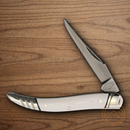 Rough Ryder Tuxedo Small Toothpick Folding Knife 440 Steel Blade White Micarta Handle