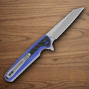 Rough Ryder Linerlock Folding Knife 2.88" Stainless Steel Blade Blue G10 Handle