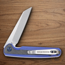 Rough Ryder Linerlock Folding Knife 2.88" Stainless Steel Blade Blue G10 Handle