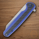 Rough Ryder Linerlock Folding Knife 2.88" Stainless Steel Blade Blue G10 Handle
