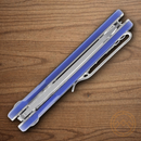 Rough Ryder Linerlock Folding Knife 2.88" Stainless Steel Blade Blue G10 Handle