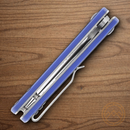 Rough Ryder Linerlock Folding Knife 2.88" Stainless Steel Blade Blue G10 Handle