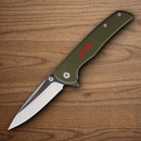 Rough Ryder 1st Infantry Folding Knife 3.5" Stainless Steel Blade OD Green G10 Handle