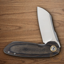 Rough Ryder Bullfrog Folding Knife 2.75" Stainless Steel Blade Black Pakkawood Handle