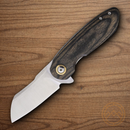 Rough Ryder Bullfrog Folding Knife 2.75" Stainless Steel Blade Black Pakkawood Handle