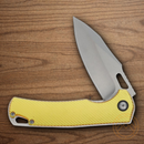 Rough Ryder Linerlock Folding Knife 3" Stainless Steel Blade Amber Acrylic Handle