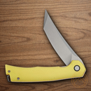 Rough Ryder Linerlock Folding Knife 3.75" Stainless Steel Blade Amber Acrylic Handle