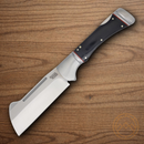 Rough Ryder Camp Side Folding Knife 3.88" Stainless Steel Blade Black Micarta Handle