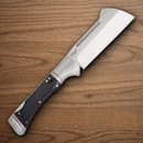 Rough Ryder Camp Side Folding Knife 3.88" Stainless Steel Blade Black Micarta Handle