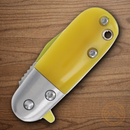 Rough Ryder Sour Lemon Folding Knife 1.38" Stainless Steel Blade Yellow Acrylic Handle