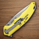Rough Ryder Don't Tread Folding Knife 3.75" Stainless Steel Blade Aluminum Handle