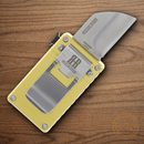 Rough Ryder Dont Tread On Me Folding Knife 1.63" Stainless Steel Blade Gold Aluminum Handle
