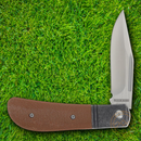 Rough Ryder Folding Knife 2.75" Stainless Steel Blade Bronze Micarta Handle