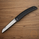 Rough Ryder Folding Knife 2.88" Stainless Steel Blade Carbon Fiber Pattern Synthetic Handle