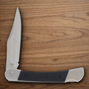 Rough Ryder Folding Knife 4" Stainless Steel Blade Black G10 Handle