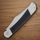 Rough Ryder Folding Knife 4" Stainless Steel Blade Black G10 Handle