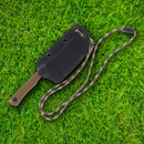 Rough Ryder Fixed Knife 3.25" Stainless Steel Blade Brown G10 Handle