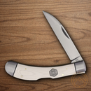 Rough Ryder Folding Knife 440 Steel Blade White Micarta Handle