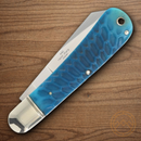 Rough Ryder Cotton Sampler Folding Knife Stainless Steel Blade Blue Bone Handle