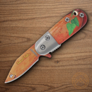 Rough Ryder Sweet Tater Folding Knife 1" Stainless Steel Blade Acrylic Handle