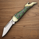 Rough Ryder Small Leg Folding Knife Stainless Steel Blade Imitation Abalone Handle