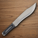 Rough Ryder Throwing Fixed Knife 9.25" Stainless Steel Blade Black Micarta Handle