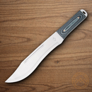 Rough Ryder Throwing Fixed Knife 9.25" Stainless Steel Blade Black Micarta Handle