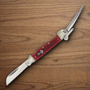 Rough Ryder Pocket Knife 440 Steel Blades Red Bone Handle