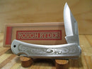 Rough Ryder Lockback Folding Knife Stainless Steel Blade 2Cr13 Stainless Handle