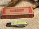 Rough Ryder Mini Jack Pocket Knife 440 Steel Blades Yellow Synthetic Handle