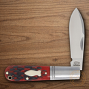 Rough Ryder Reserve Original Barlow Folding Knife Stainless Steel Blade Red Bone Handle