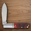Rough Ryder Reserve Original Barlow Folding Knife Stainless Steel Blade Red Bone Handle
