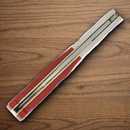 Rough Ryder Reserve Original Barlow Folding Knife Stainless Steel Blade Red Bone Handle